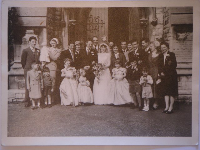 Marie & Ray Sowter's wedding 1955